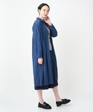 NGEJC21360 GIANNI LO GIUDICE(ジャンニ ロ ジュディチェ) [洗える]ビヨンドデニムワンピース ネイビー