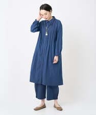 NGEJC21360 GIANNI LO GIUDICE(ジャンニ ロ ジュディチェ) [洗える]ビヨンドデニムワンピース ネイビー