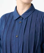 NGEJC21360 GIANNI LO GIUDICE(ジャンニ ロ ジュディチェ) [洗える]ビヨンドデニムワンピース ネイビー