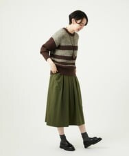 NGFAD01360 GIANNI LO GIUDICE(ジャンニ ロ ジュディチェ) [洗える]IMPラメファーニット ベージュ