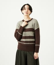 NGFAD01360 GIANNI LO GIUDICE(ジャンニ ロ ジュディチェ) [洗える]IMPラメファーニット ベージュ