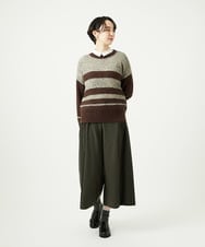 NGFAD01360 GIANNI LO GIUDICE(ジャンニ ロ ジュディチェ) [洗える]IMPラメファーニット ベージュ