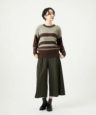 NGFAD01360 GIANNI LO GIUDICE(ジャンニ ロ ジュディチェ) [洗える]IMPラメファーニット ベージュ