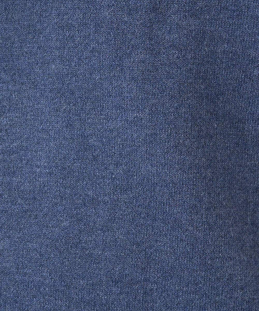NGFCF60200 GIANNI LO GIUDICE(ジャンニ ロ ジュディチェ) [洗える]配色デザインポケットニット ブルー