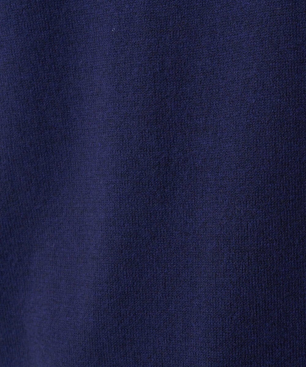 NGFCF62200 GIANNI LO GIUDICE(ジャンニ ロ ジュディチェ) [洗える]配色デザインポケットニット ネイビー