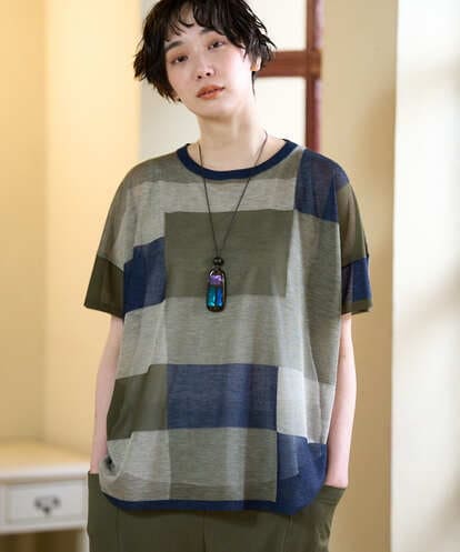 NGFGE50250 GIANNI LO GIUDICE [洗える]LEVITAサマーニット