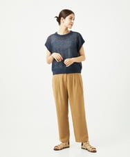 NGFJB01180 GIANNI LO GIUDICE(ジャンニ ロ ジュディチェ) [洗える]Peメッシュニット ネイビー