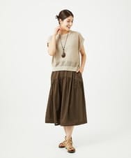 NGFJB01180 GIANNI LO GIUDICE(ジャンニ ロ ジュディチェ) [洗える]Peメッシュニット ベージュ
