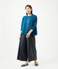 NGFJB10230 GIANNI LO GIUDICE(ジャンニ ロ ジュディチェ) [洗える]Levitaニットベスト ブルー