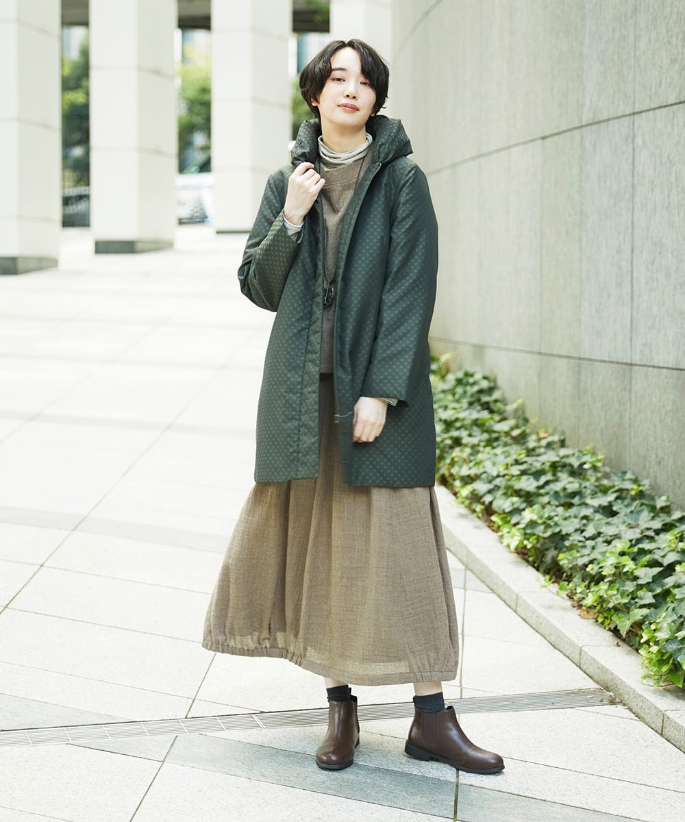 NGHAE36330 GIANNI LO GIUDICE(ジャンニ ロ ジュディチェ) リファインガーゼスカート ベージュ