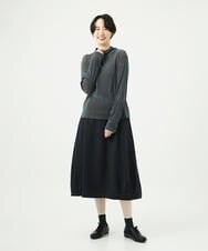 NGHAE36330 GIANNI LO GIUDICE(ジャンニ ロ ジュディチェ) リファインガーゼスカート ダークグレー