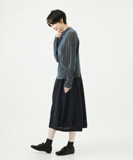 NGHAE36330 GIANNI LO GIUDICE(ジャンニ ロ ジュディチェ) リファインガーゼスカート ダークグレー