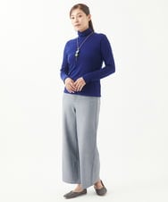 NGKAB12100 GIANNI LO GIUDICE(ジャンニ ロ ジュディチェ) [洗える・日本製]リヨセルウールガーゼフライスカットソー ブルー