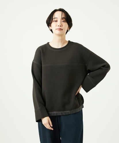 NGKAD01260 GIANNI LO GIUDICE [洗える]アスターダンボールニットカットソー