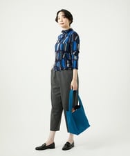 NGKAD02230 GIANNI LO GIUDICE(ジャンニ ロ ジュディチェ) [洗える・日本製]Tenリバースティックプリントカットソー ブルー