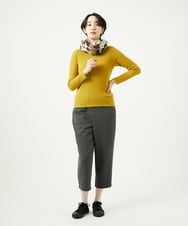 NGKAF10110 GIANNI LO GIUDICE(ジャンニ ロ ジュディチェ) [洗える]テンセルウールガーゼフライスカットソー イエロー