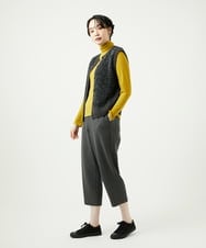 NGKAF10110 GIANNI LO GIUDICE(ジャンニ ロ ジュディチェ) [洗える]テンセルウールガーゼフライスカットソー イエロー