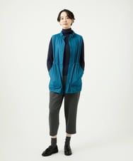 NGKAF10110 GIANNI LO GIUDICE(ジャンニ ロ ジュディチェ) [洗える]テンセルウールガーゼフライスカットソー ネイビー
