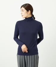 NGKAF10110 GIANNI LO GIUDICE(ジャンニ ロ ジュディチェ) [洗える]テンセルウールガーゼフライスカットソー ネイビー