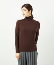 NGKAF10110 GIANNI LO GIUDICE(ジャンニ ロ ジュディチェ) [洗える]テンセルウールガーゼフライスカットソー ブラウン