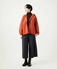 NGKAF10110 GIANNI LO GIUDICE(ジャンニ ロ ジュディチェ) [洗える]テンセルウールガーゼフライスカットソー ブラウン
