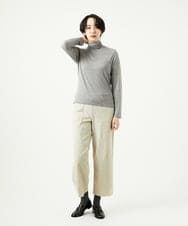 NGKAF10110 GIANNI LO GIUDICE(ジャンニ ロ ジュディチェ) [洗える]テンセルウールガーゼフライスカットソー グレー