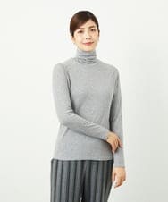 NGKAF10110 GIANNI LO GIUDICE(ジャンニ ロ ジュディチェ) [洗える]テンセルウールガーゼフライスカットソー グレー