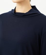 NGKAF11130 GIANNI LO GIUDICE(ジャンニ ロ ジュディチェ) [洗える・日本製]リヨセルウールガーゼフライスカットソー ネイビー