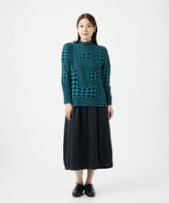 NGKAF17250 GIANNI LO GIUDICE(ジャンニ ロ ジュディチェ) [日本製]バースト水玉カットソー ブルー
