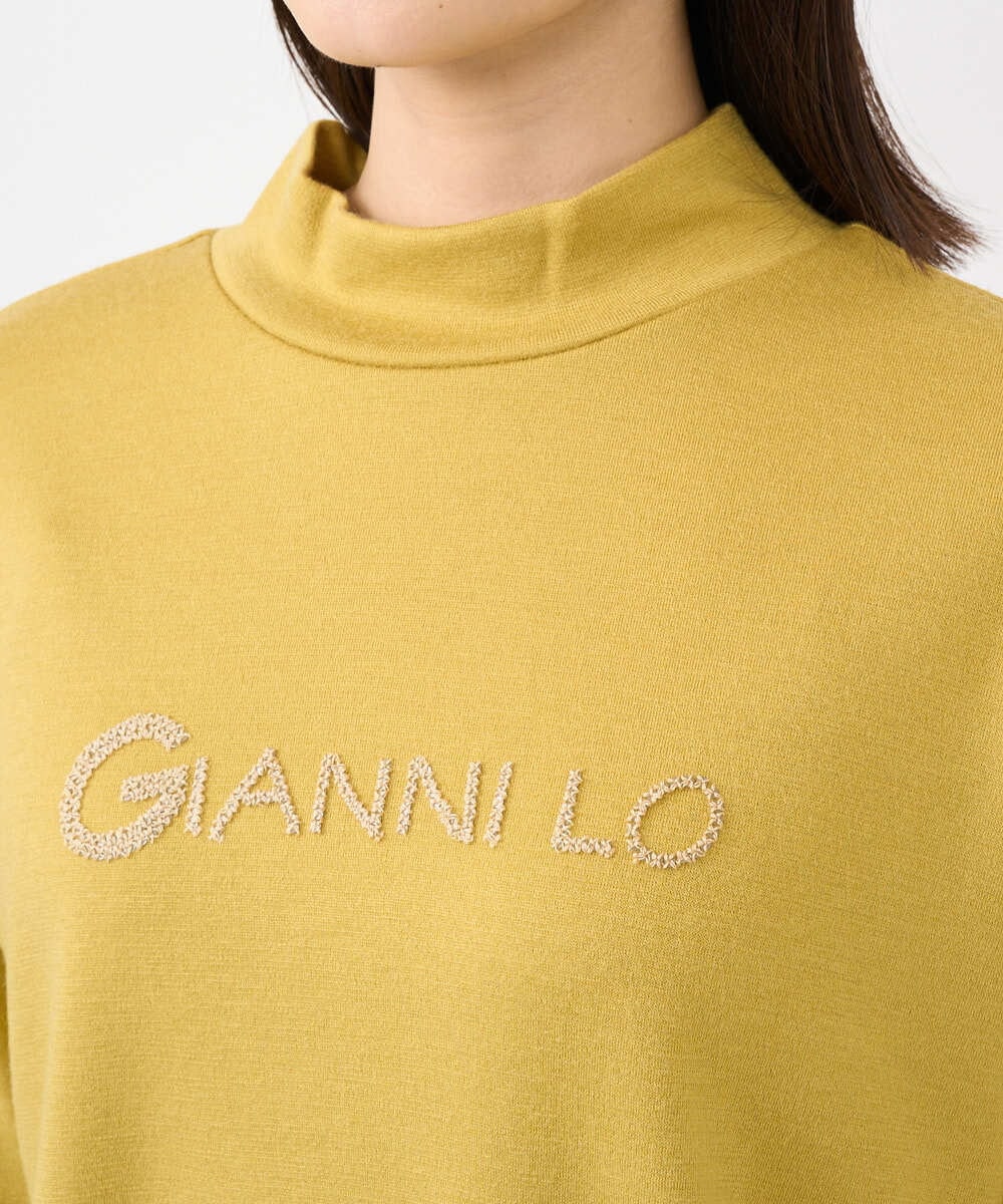 NGKCF64160 GIANNI LO GIUDICE(ジャンニ ロ ジュディチェ) [洗える・日本製]オプティマサーモポンチカットソー イエロー