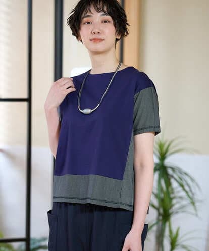 NGKGE44180 GIANNI LO GIUDICE [洗える・日本製]クールローレル天竺カットソー