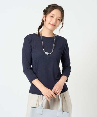 NGKGF56090 GIANNI LO GIUDICE [洗える・日本製]強撚フライスカットソー