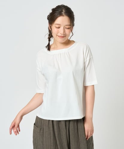 NGKHD04110 GIANNI LO GIUDICE [洗える・日本製]クールローレルスカイコットTシャツ