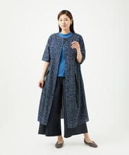 NGKJB11160 GIANNI LO GIUDICE(ジャンニ ロ ジュディチェ) [洗える・日本製]キャッチワッシャーカットソー ブルー