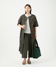 NGKJB11160 GIANNI LO GIUDICE(ジャンニ ロ ジュディチェ) [洗える・日本製]キャッチワッシャーカットソー ライトグレー