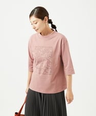 NGKJC08180 GIANNI LO GIUDICE(ジャンニ ロ ジュディチェ) [洗える・日本製]エココットンカットソー ピンク