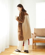 NGLAE22270 GIANNI LO GIUDICE(ジャンニ ロ ジュディチェ) [洗える・日本製]レーヨン混ストレッチストライプパンツ ライトグレー