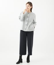 NGLEA20170 GIANNI LO GIUDICE(ジャンニ ロ ジュディチェ) [洗える・日本製]ニードルストレッチパンツ ダークネイビー
