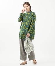 NGLEC26200 GIANNI LO GIUDICE(ジャンニ ロ ジュディチェ) [日本製]ウールパワーストレッチパンツ ブラウン