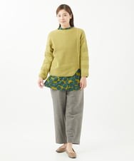 NGLEC26200 GIANNI LO GIUDICE(ジャンニ ロ ジュディチェ) [日本製]ウールパワーストレッチパンツ ブラウン