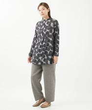 NGLEC26200 GIANNI LO GIUDICE(ジャンニ ロ ジュディチェ) [日本製]ウールパワーストレッチパンツ ブラウン