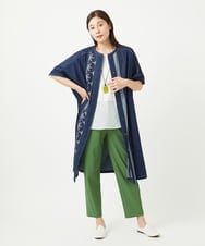 NGLGA27230 GIANNI LO GIUDICE(ジャンニ ロ ジュディチェ) [洗える・日本製]シェルタリングドライトリコットパンツ グリーン