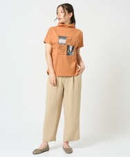 NGLHD01180 GIANNI LO GIUDICE(ジャンニ ロ ジュディチェ) [洗える・日本製]サバンナダブルクロスパンツ ベージュ