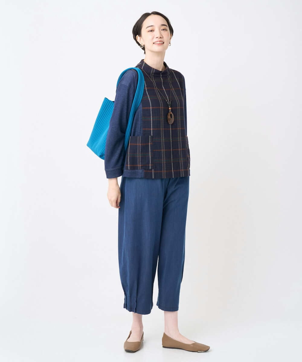 NGLJB21250 GIANNI LO GIUDICE(ジャンニ ロ ジュディチェ) [洗える]ビヨンドデニムパンツ ネイビー