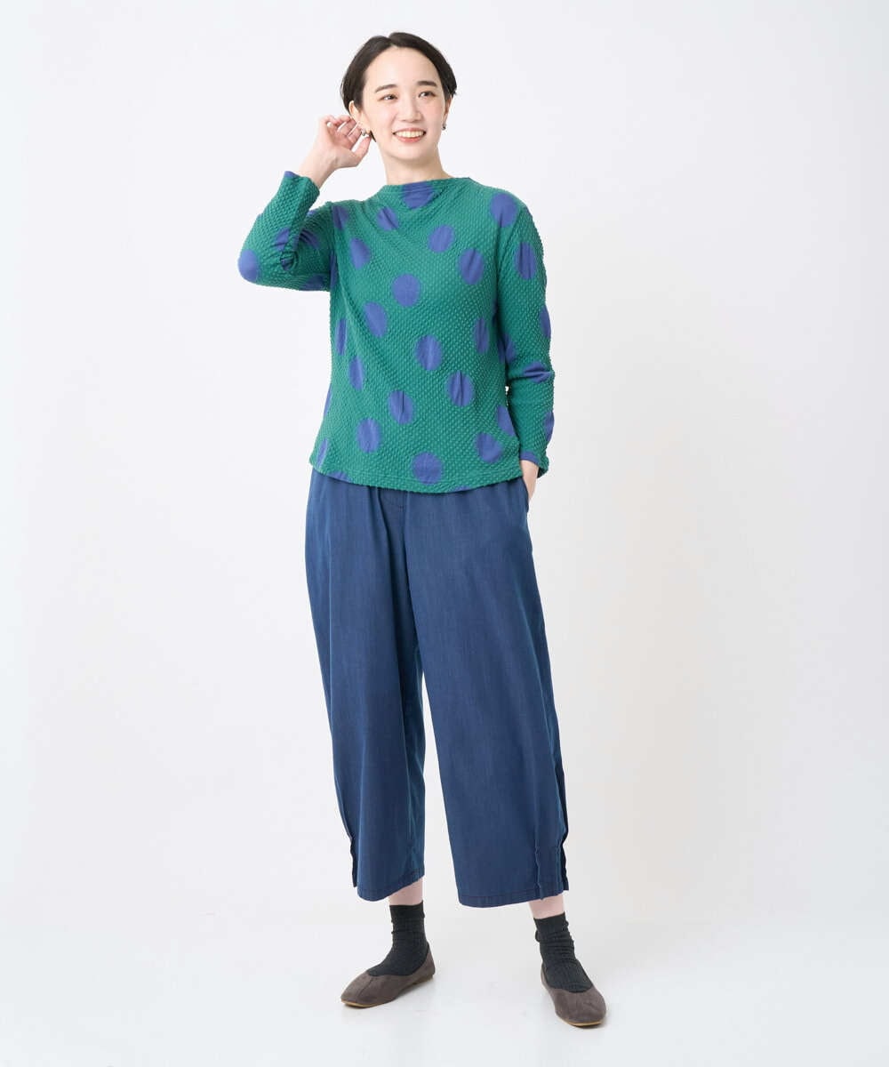 NGLJB21250 GIANNI LO GIUDICE(ジャンニ ロ ジュディチェ) [洗える]ビヨンドデニムパンツ ネイビー