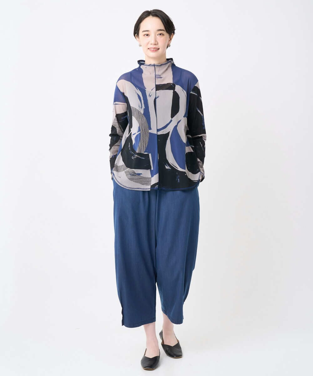NGLJB21250 GIANNI LO GIUDICE(ジャンニ ロ ジュディチェ) [洗える]ビヨンドデニムパンツ ネイビー