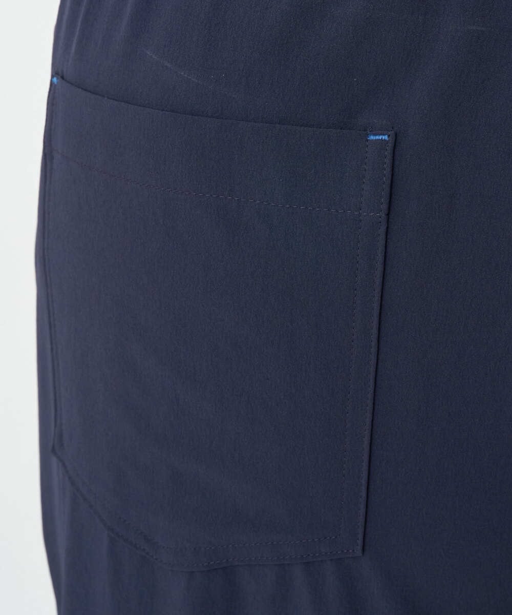 NGLJB25200 GIANNI LO GIUDICE(ジャンニ ロ ジュディチェ) [洗える・日本製]ナイロンライトクロスストレッチパンツ ネイビー