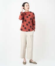 NGLJB25200 GIANNI LO GIUDICE(ジャンニ ロ ジュディチェ) [洗える・日本製]ナイロンライトクロスストレッチパンツ ベージュ