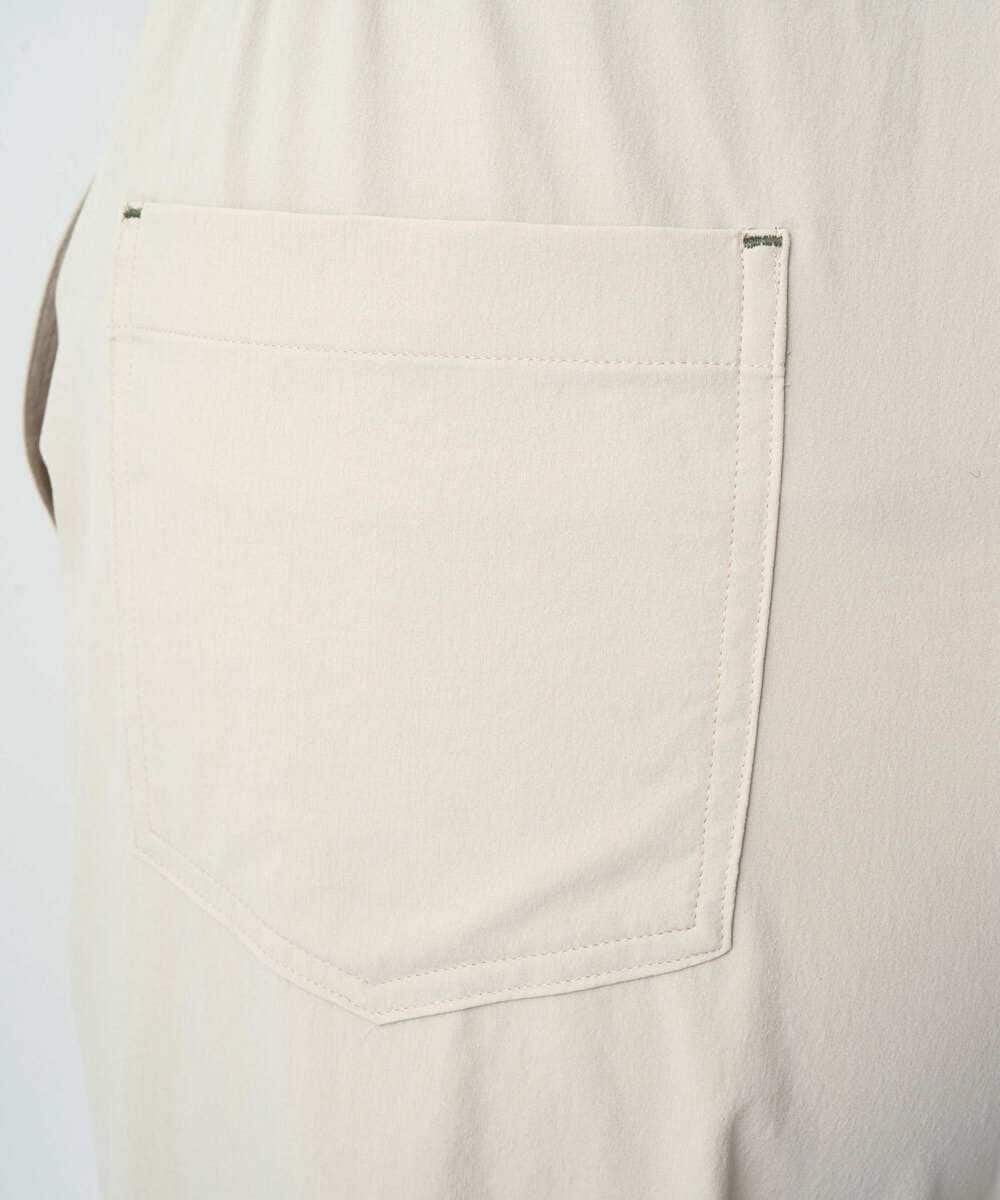 NGLJB25200 GIANNI LO GIUDICE(ジャンニ ロ ジュディチェ) [洗える・日本製]ナイロンライトクロスストレッチパンツ ベージュ