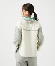 NGSEF12390 GIANNI LO GIUDICE(ジャンニ ロ ジュディチェ) [洗える]綿麻ニットジャケット グリーン